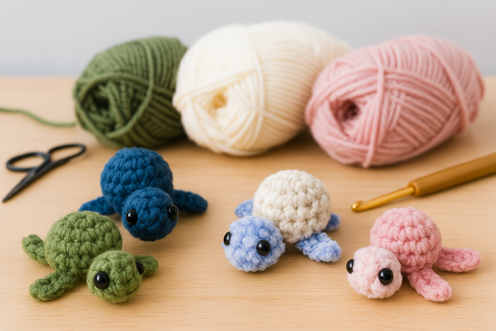 Crochet Turtle Plush Kit