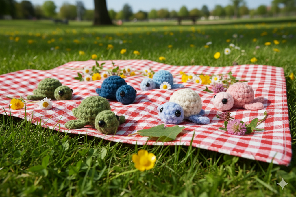 Crochet Turtle Plush Kit