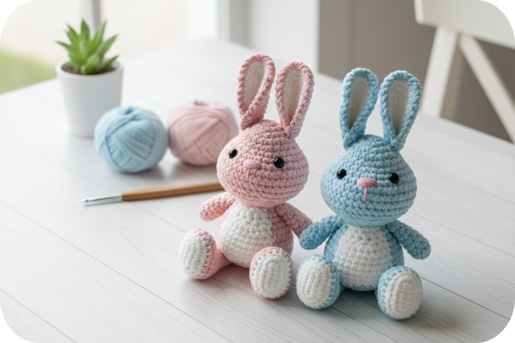 Crochet Bunny Plush Kit