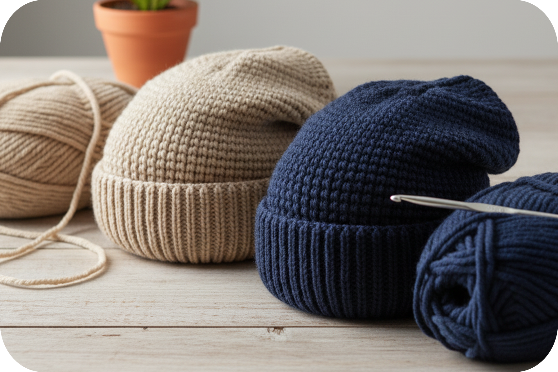 Crochet Cozy Hat Kit