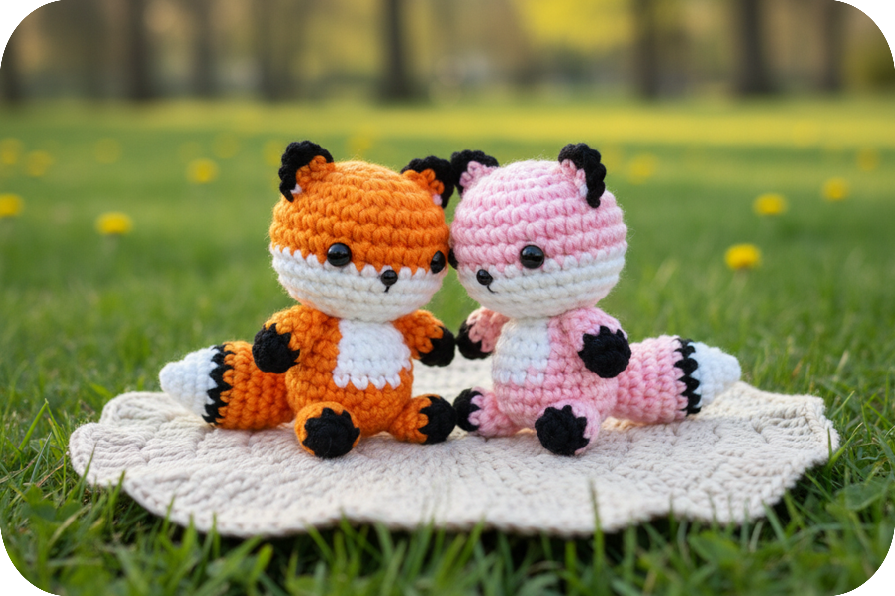 Crochet Fox Plush Kit
