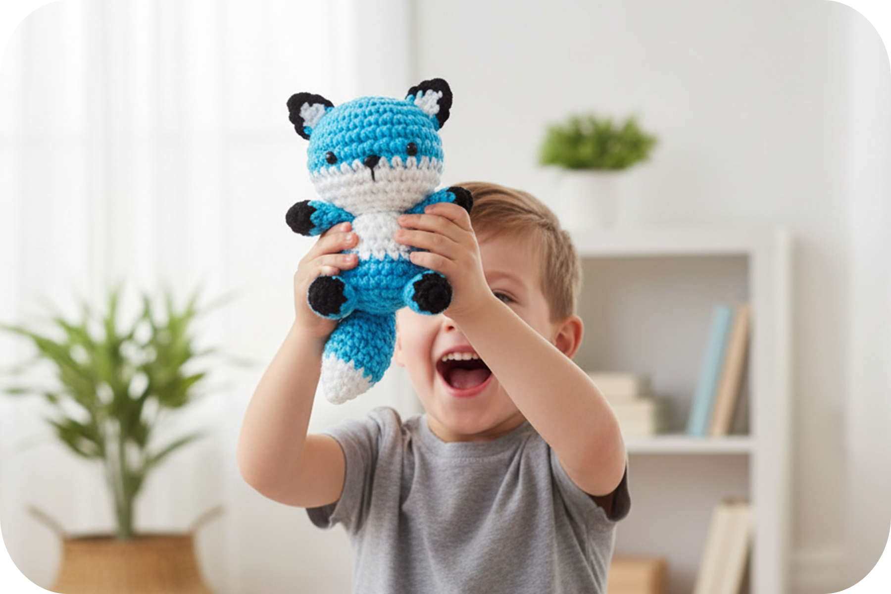 Crochet Fox Plush Kit