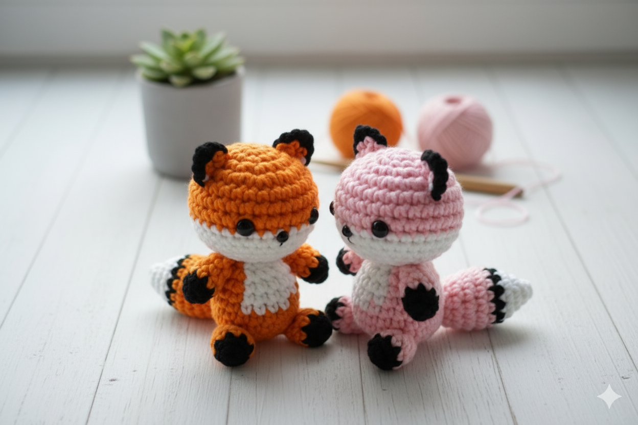 Crochet Fox Plush Kit